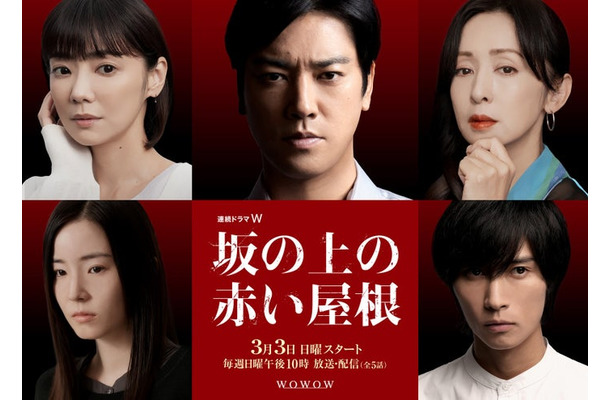 （左上から時計回りに）倉科カナ、桐谷健太、斉藤由貴、橋本良亮、蓮佛美沙子（C）WOWOW
