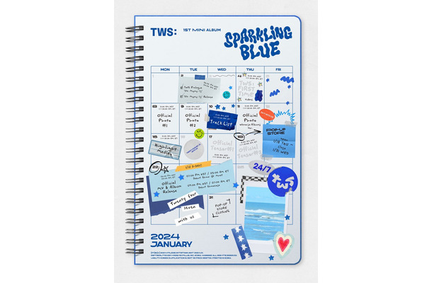 TWS 1st Mini Album「Sparkling Blue」（P）＆（C）PLEDIS Entertainment
