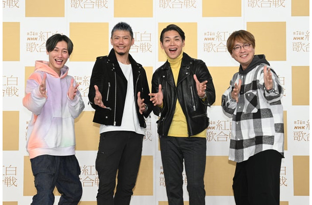 純烈／（左から）後上翔太、岩永洋昭、白川裕二郎、酒井一圭（C）NHK