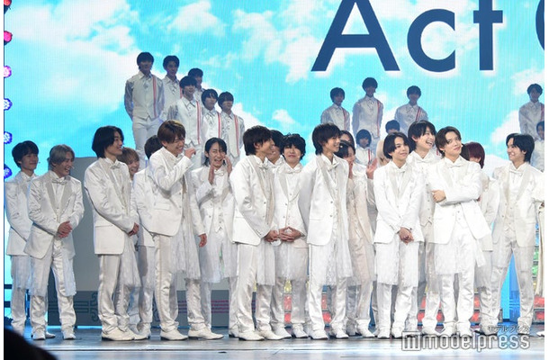 お年玉を率先してあげた少年忍者／「Act ONE」公開記者会見の様子（C）モデルプレス