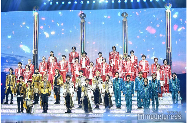 個性溢れる衣装着こなしステージで熱唱する（上段）少年忍者（左）7 MEN 侍（中央）HiHi Jets（右）美 少年／「Act ONE」ゲネプロの様子（C）モデルプレス