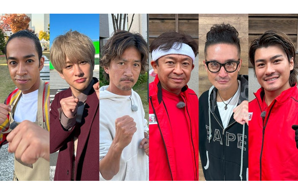 草間リチャード敬太、横山裕、国分太一、城島茂、松岡昌宏、森本慎太郎（C）日本テレビ