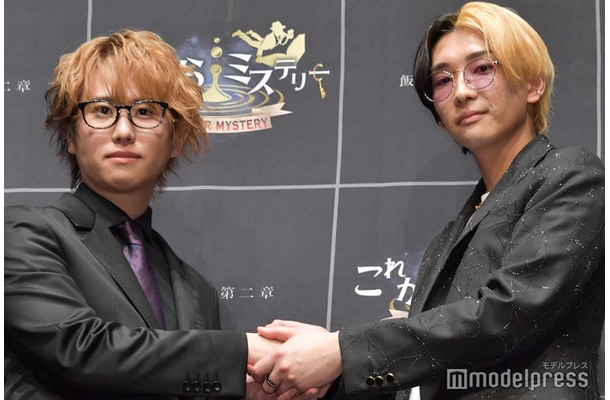 新事業発表イベントに出席した飯田祐基氏、ヒカル（C）モデルプレス