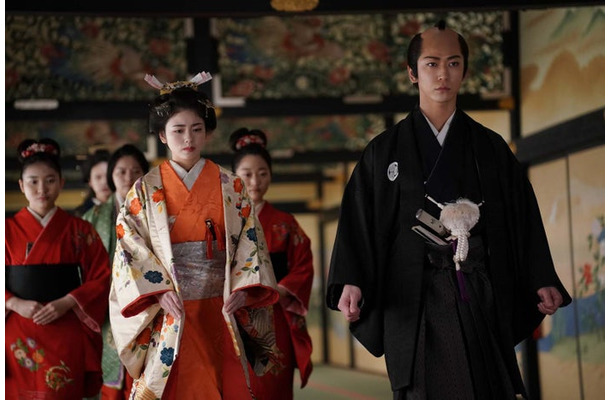 小芝風花、亀梨和也「大奥」第4話より（C）フジテレビ