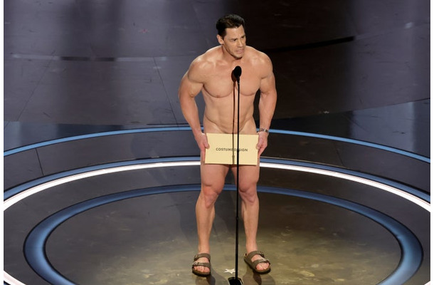 全裸で登場したジョン・シナ／photo by Getty Images