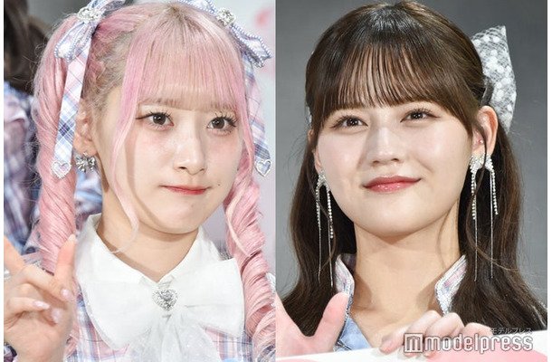 「絶対アイドル辞めないで」発売記者会見に出席した齋藤樹愛羅、高松瞳（C）モデルプレス