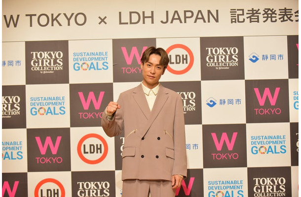 EXILE TETSUYA（C）W TOKYO×LDH JAPAN 記者発表会