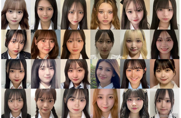 「女子高生ミスコン2024」候補者の一部