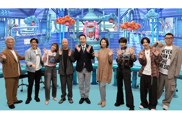 （左から）恵俊彰、柴田英嗣、若槻千夏、小峠英二、東野幸治、小池栄子、向井康二、菊池風磨、長谷川忍（C）フジテレビ