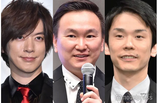 DAIGO、山内健司、濱家隆一（C）モデルプレス
