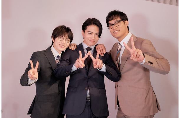 七五三掛龍也、菊池風磨、佳久創（C）テレビ朝日