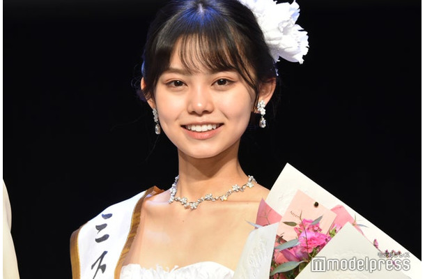 「ミス東大2024」グランプリを受賞した松藤百香さん（C）モデルプレス