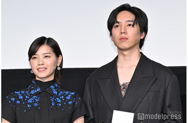 「君の忘れ⽅」公開記念舞台挨拶に出席した⻄野七瀬、坂東⿓汰（C）モデルプレス