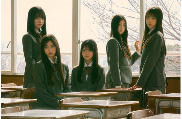 乃木坂46・6期生 春組（左から）海邉朱莉、長嶋凛桜、瀬戸口心月、川端晃菜、矢田萌華（提供写真）