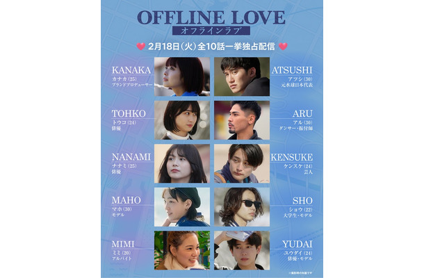 Netflixリアリティシリーズ「オフライン ラブ」（提供写真）