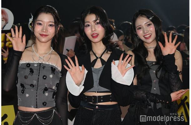IS:SUE／RINO（坂口梨乃）、YUUKI（田中優希）、NANO（釼持菜乃）（C）モデルプレス