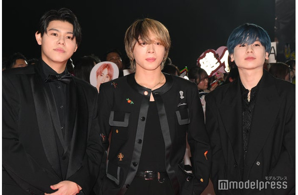 「MTV VMAJ Pre-Show」レッドカーペットに登壇したBE:FIRST／LEO、 SOTA、MANATO（C）モデルプレス