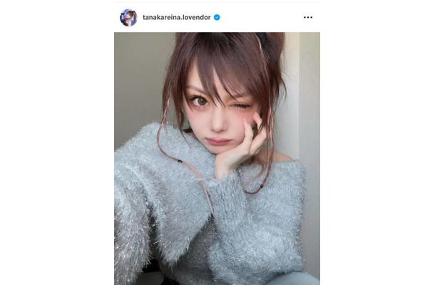田中れいな、ウインク自撮りSHOT公開＆日々の家事での悩みも明かす「傷だらけになってます」