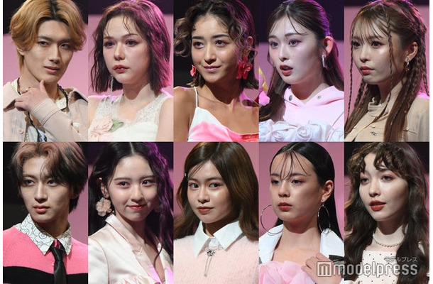 山中柔太朗、村重杏奈、みちょぱ、ゆうちゃみ、ゆいちゃみ（下段左から）NAOYA、入江美沙希、米澤りあ、小國舞羽、雑賀サクラ（C）モデルプレス