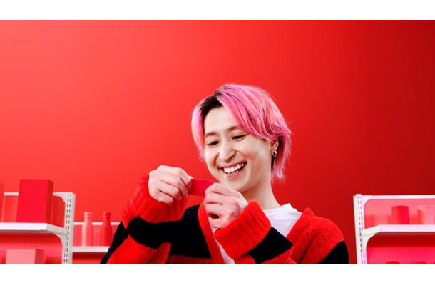 佐久間大介／新CM「ワクワクが⽌まらない︕」篇より（提供写真）