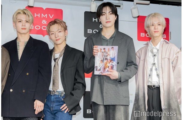 （左から）栗田航兵、古瀬直輝、西島蓮汰、小堀柊（C）モデルプレス