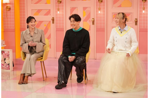 広末涼子、尾上右近、ハラミちゃん（C）フジテレビ