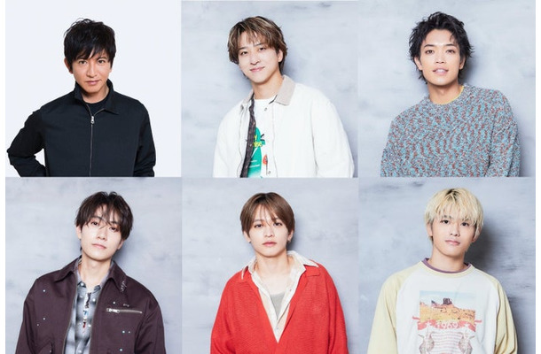 （左から時計回りに）木村拓哉、寺西拓人、原嘉孝、篠塚大輝、猪俣周杜、橋本将生（提供写真）