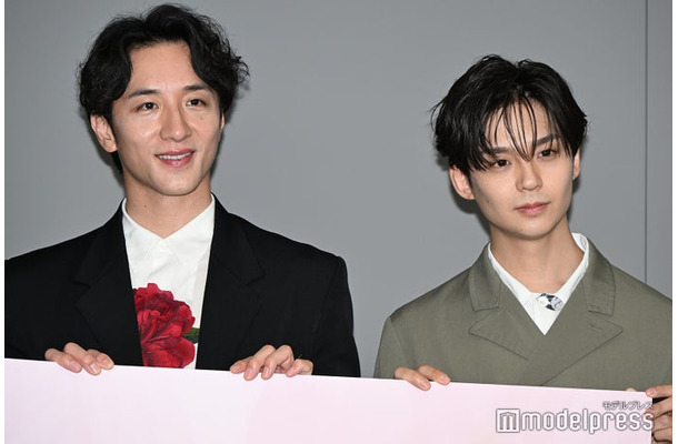「子宮恋愛」制作発表会に出席した大貫勇輔、沢村玲（C）モデルプレス