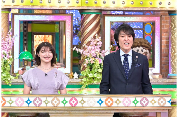 清水麻椰アナウンサー、千原ジュニア（C）MBS