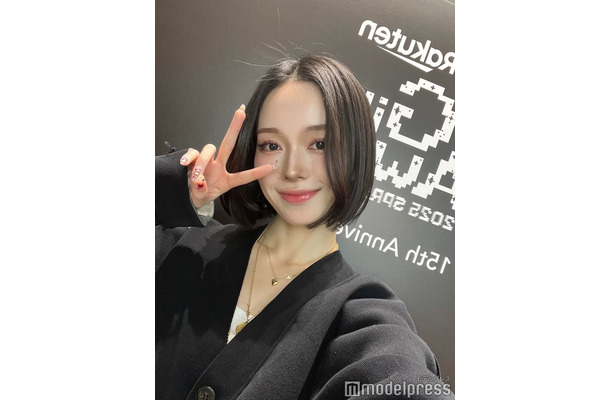モデルプレスのインタビューに応じたAguri（C）モデルプレス
