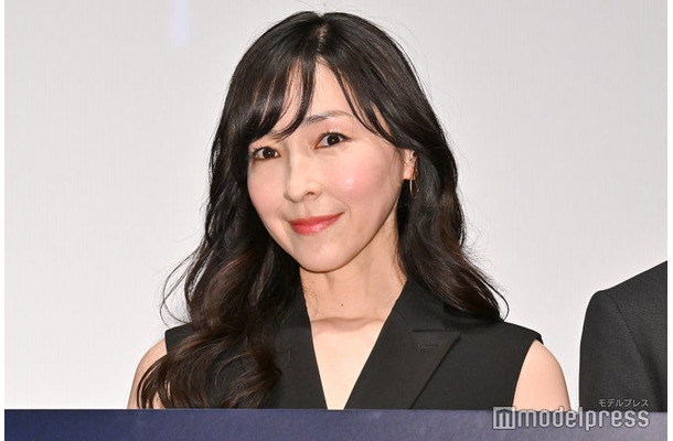 「魔物（마물）」第1話特別試写会・記者会見に出席した麻生久美子（C）モデルプレス
