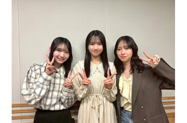 藤嶌果歩、上村ひなの、金村美玖（提供写真）