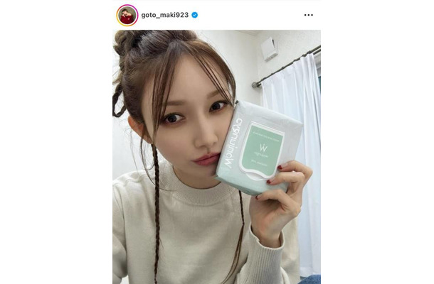 「可愛いし美人」後藤真希、三つ編みヘアのキュートなアップSHOTに反響「肌が白くてキレイ」