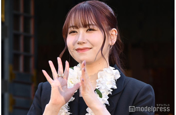 実写映画「リロ＆スティッチ」大ヒット祈願イベントに登壇したMOMONA（笠原桃奈）（C）モデルプレス