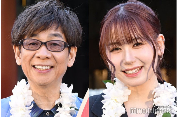 実写映画「リロ＆スティッチ」大ヒット祈願イベントに登壇した山寺宏一、MOMONA（笠原桃奈）（C）モデルプレス