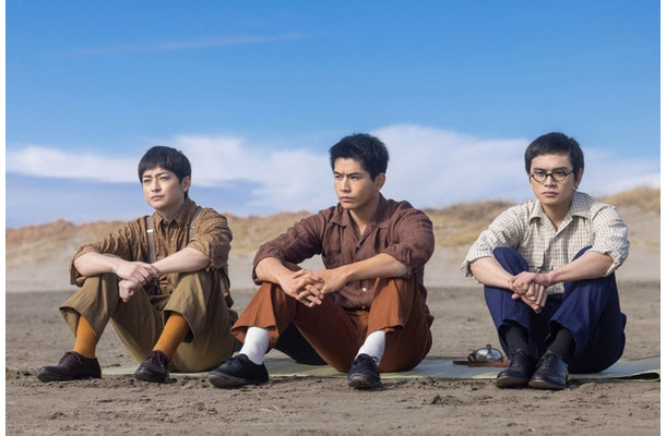 高橋文哉、中沢元紀、北村匠海「あんぱん」第32話（C）NHK
