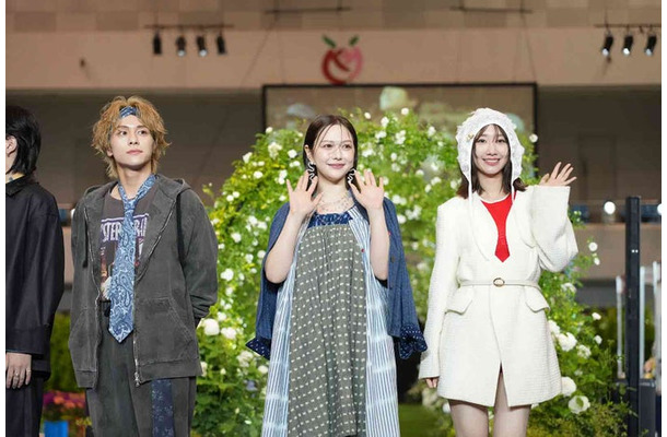山下幸輝、村重杏奈、柏木由紀（C）︎Rose Expo FUKUYAMA 2025