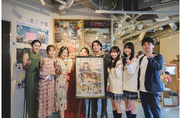 「東京予報―映画監督外⼭⽂治短編作品集―」公開記念舞台挨拶登壇者（提供写真）