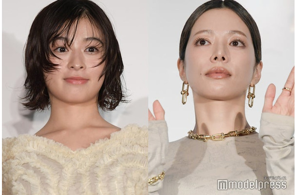 「フロントライン」ジャパンプレミアに登壇した森七菜、桜井ユキ（C）モデルプレス