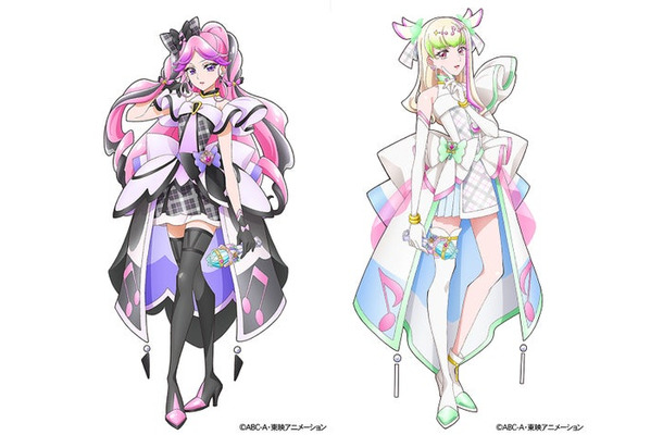 キュアキッス、キュアズキューン（C）ABC-A・東映アニメーション