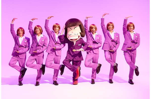 ISSA、KIMI、KENZO、（イヤミ）、U-YEAH、TOMO、YORI「おそ松さんのボンバシェー」（C）赤塚不二夫／おそ松さん製作委員会