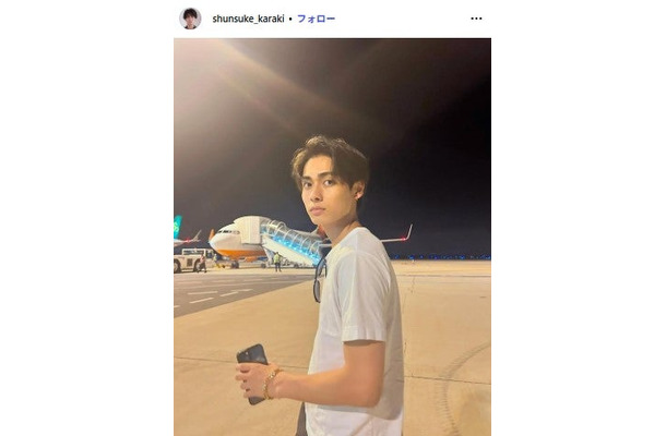 イメチェン前の唐木俊輔／Instagramより