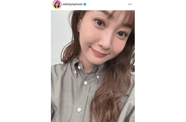 「肌が綺麗」藤本美貴、前髪カット後の顔アップSHOTに反響「若く見えます」「可愛い」