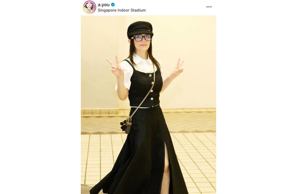 「全然雰囲気が違う」浜崎あゆみ、ステージとは違った魅力の自然体SHOTに反響「清楚で上品でかわいい」