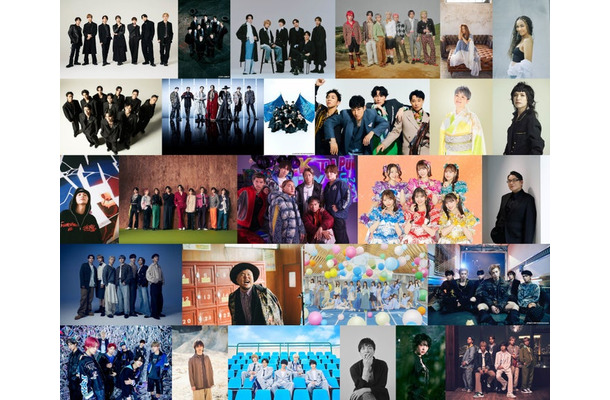 「音楽の日2025」第3弾出演アーティスト（C）TBS