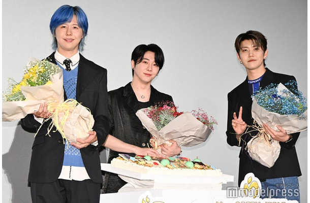 Mrs. GREEN APPLE（左から）藤澤涼架、大森元貴、若井滉斗（C）モデルプレス