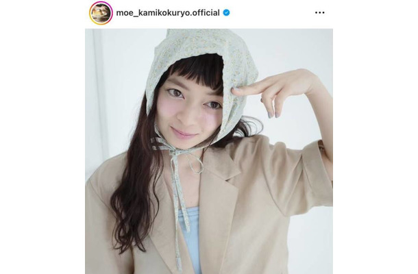 上國料萌衣、“オン眉”がキュートなオフSHOTにファン悶絶「よすぎる！」「顔面がそもそも天才」