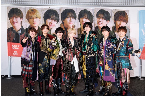 なにわ男子（左から）大橋和也、高橋恭平、大西流星、西畑大吾、道枝駿佑、長尾謙杜、藤原丈一郎（提供写真）