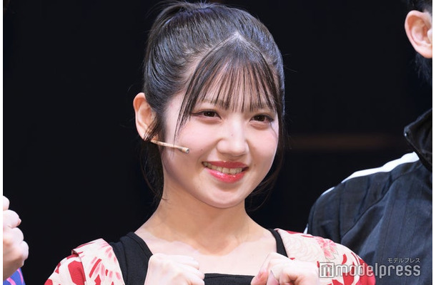 革命ミュージカル「新・幕末純情伝」の開幕直前舞台挨拶・公開ゲネプロに出席した村山彩希（C）モデルプレス