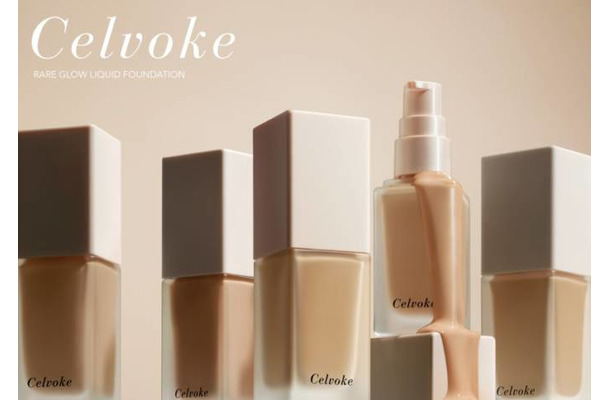 Celvoke、高保湿とカバー力を両立し“生ツヤ”肌を叶える「レアグロウ リキッドファンデーション」が登場